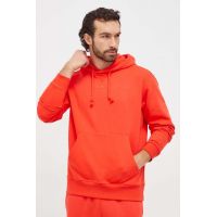 adidas bluză bărbați, culoarea roșu, cu glugă, uni IX3960