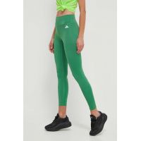 adidas Performance colanți de antrenament Training Essentials culoarea verde, uni IT9373