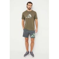 adidas Performance tricou de antrenament Training Essentials culoarea verde, cu imprimeu IM7452