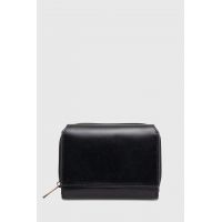Answear Lab portofel de piele femei, culoarea negru