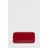 Answear Lab portofel de piele femei, culoarea rosu