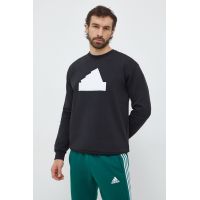 adidas bluză bărbați, culoarea negru, cu imprimeu IN3319