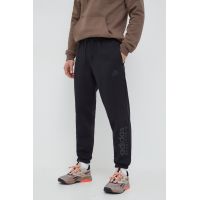 adidas pantaloni de trening culoarea negru, cu imprimeu IW1201