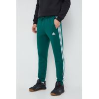 adidas pantaloni de trening culoarea verde, cu imprimeu  IN0342