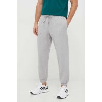 adidas pantaloni de trening culoarea gri, melanj IW1185