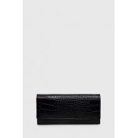 Answear Lab portofel de piele femei, culoarea negru