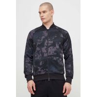 adidas Originals bluză bărbați, culoarea negru, cu imprimeu IS0252