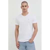 Diesel tricou din bumbac 3-pack bărbați, culoarea alb, uni 00SHGU.0LIAD