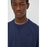 G-Star Raw tricou din bumbac barbati, culoarea albastru marin, neted
