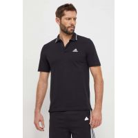 adidas polo de bumbac culoarea negru, uni IC9314