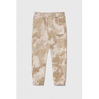 Abercrombie & Fitch pantaloni de trening pentru copii culoarea bej, modelator
