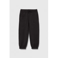 Abercrombie & Fitch pantaloni de trening pentru copii culoarea gri, neted