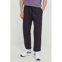 adidas Originals pantaloni Premium Essentials Sweatpant bărbați, culoarea negru, uni, IS1796