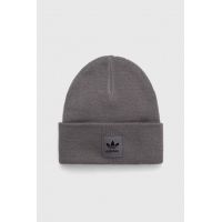 adidas Originals căciulă culoarea gri, din tesătură uni IS4630