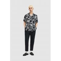 AllSaints pantaloni TALLIS barbati, culoarea negru, drept