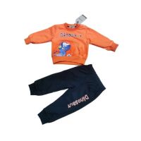 COMPLEU baiat din bumbac, 12-36 luni, engros 5/set