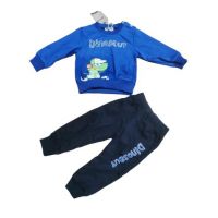 COMPLEU baiat din bumbac, 12-36 luni, engros 5/set