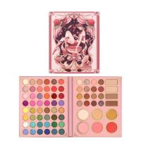 Trusa/Paleta-Fard dubla IGOODCO 5160 engross pentru ochi+blush+conturing+iluminator 64+3+3+4culori