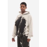 A-COLD-WALL* hanorac de bumbac Relaxed Studio Hoodie bărbați, culoarea negru, cu glugă, cu model ACWMW086-BLACK