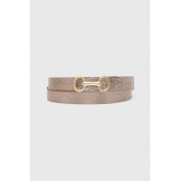 Answear Lab curea de piele femei, culoarea maro