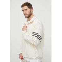 adidas Originals bluză bărbați, culoarea bej, uni IV5355