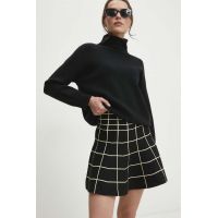 Answear Lab fusta culoarea negru, mini, evazati