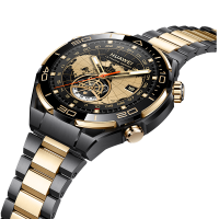 HUAWEI WATCH ULTIMATE DESIGN, Aur de 18K, carcasă din Liquid Metal, curea Gold + 1 curea HNBR extra, Android/iOS