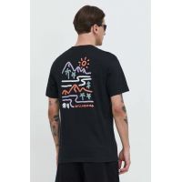 Billabong tricou din bumbac BILLABONG X ADVENTURE DIVISION barbati, culoarea negru, cu imprimeu