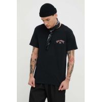 Billabong tricou din bumbac barbati, culoarea negru, cu imprimeu