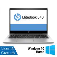 Laptop Refurbished HP EliteBook 840 G5, Intel Core i7-8650U 1.90 - 4.20GHz, 16GB DDR4, 512GB SSD M.2, 14 Inch Full HD, Webcam + Windows 10 Home