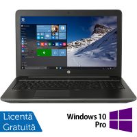 Laptop Refurbished HP ZBook 15 G3, Intel Xeon E3-1505M v5 2.80-3.70GHz, 32GB DDR4, 512GB SSD + 1TB HDD, nVidia Quadro M2000M 4GB GDDR5, 15.6 Inch Full HD, Tastatura Numerica, Webcam + Windows 10 Pro