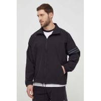 adidas Originals bluză bărbați, culoarea negru, cu imprimeu  IS2818
