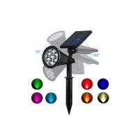 Spot led RGBW de gradina cu panou solar 5.5V/1.5W BAT 1.2 Ah EN GROSS,