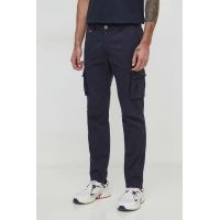 Aeronautica Militare pantaloni barbati, culoarea albastru marin, drept