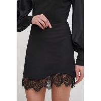 Sisley fusta culoarea negru, mini, drept