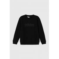 adidas bluza copii culoarea negru, cu imprimeu