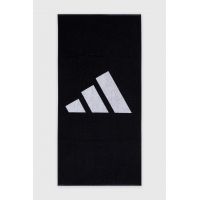 adidas Performance prosop din bumbac culoarea negru IU1289