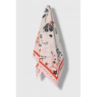 Aldo esarfa LOVEPRINTS femei, culoarea roz, modelator, LOVEPRINTS.660