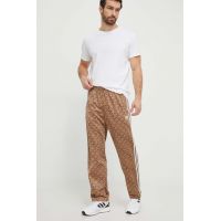 adidas Originals pantaloni de trening culoarea maro, cu imprimeu IS2922
