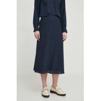 Joop! fusta culoarea albastru marin, midi, drept