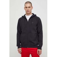 adidas Originals bluză bărbați, culoarea bleumarin, cu glugă, cu imprimeu  IR9439