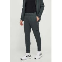 adidas pantaloni de trening  Z.N.E culoarea verde, uni IR5244