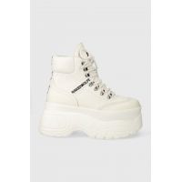 Naked Wolfe sneakers din piele Spike culoarea alb
