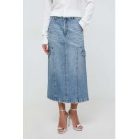 Miss Sixty fusta jeans midi, drept