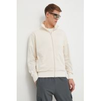 adidas Originals bluză bărbați, culoarea bej, cu imprimeu  IR9892