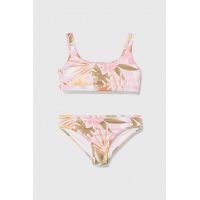 Abercrombie & Fitch costum de baie pentru copii din două piese culoarea roz