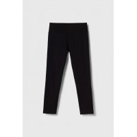 Abercrombie & Fitch leggins copii culoarea negru, neted