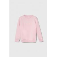 adidas bluza copii culoarea roz, cu imprimeu