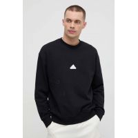 adidas hanorac de bumbac bărbați, culoarea negru, cu imprimeu  IS2035