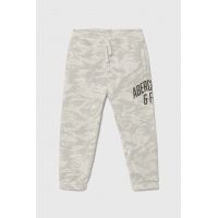 Abercrombie & Fitch pantaloni de trening pentru copii culoarea gri, modelator